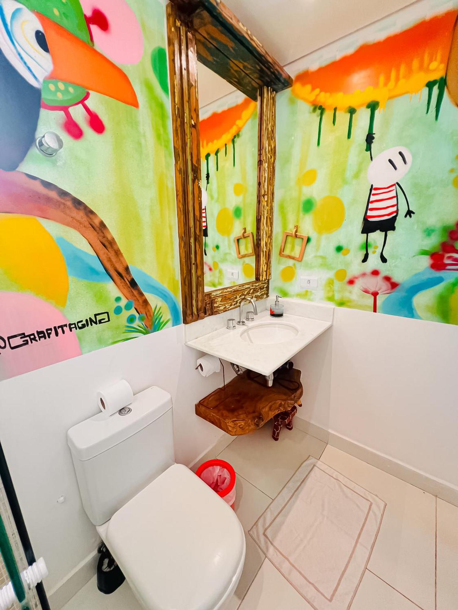 圣塞巴斯蒂安C7, Casa Vibrante, Pe Na Areia De Maresias别墅 外观 照片